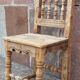 Antique wooden chair.