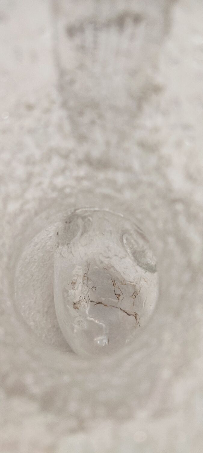 Murano glass vase Italy 1970s