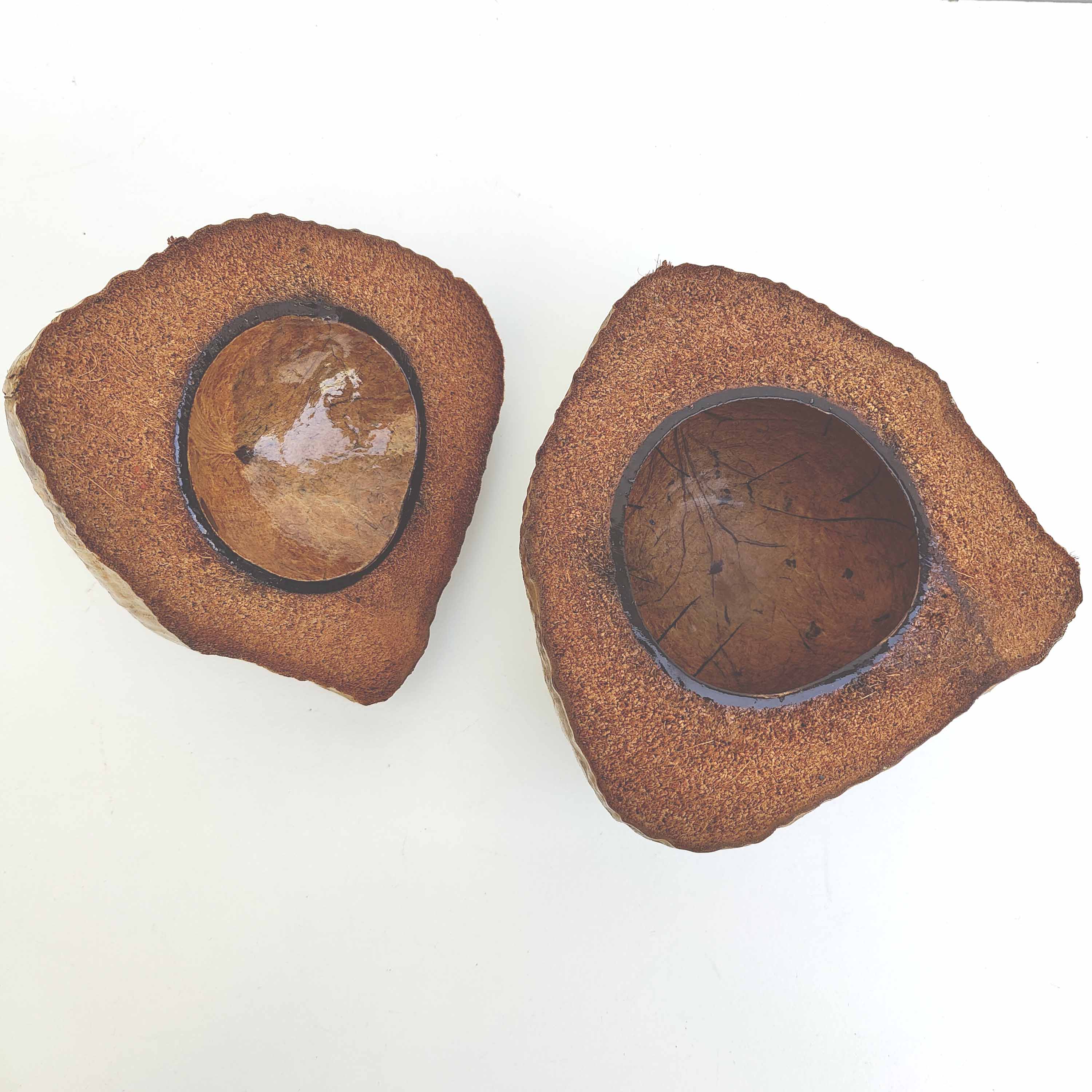 Vintage coconut ice bucket