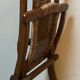 Victorian folding chair 19th century gothic caning Art & Craft