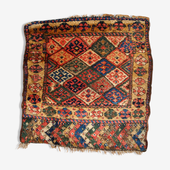 61cm x 61cm Kyrdish Persian carpet 1880 s