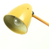 Yellow metal desk lamp 1960