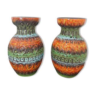 Set of 2 Bay W-Germany vases