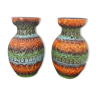 Set of 2 Bay W-Germany vases