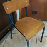 Desk desk desk table child school metal wood and vintage chair