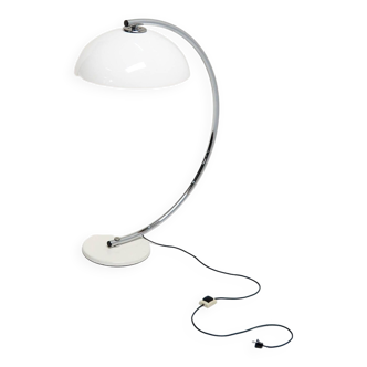 1970s Floor Lamp with a White Acrylic Shade