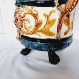 Mouzin-lecat brand onnaing flower pot from 1870 salamandre model