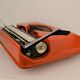Japy L80 Hermes Orange 1970 Typewriter