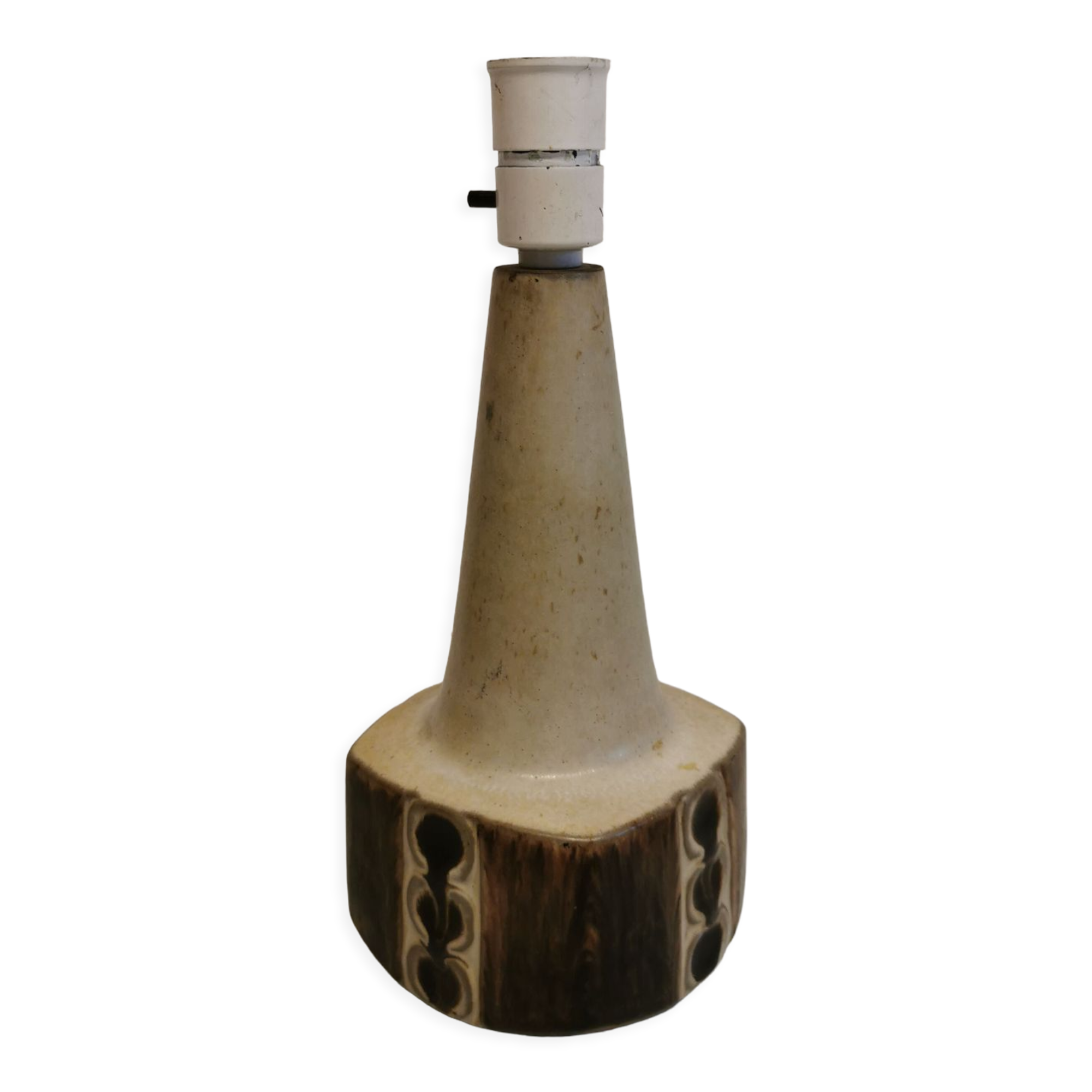 Danish ceramic table lamp, designed by Marianne Starck for Michael Andersen & Sons, 1960s