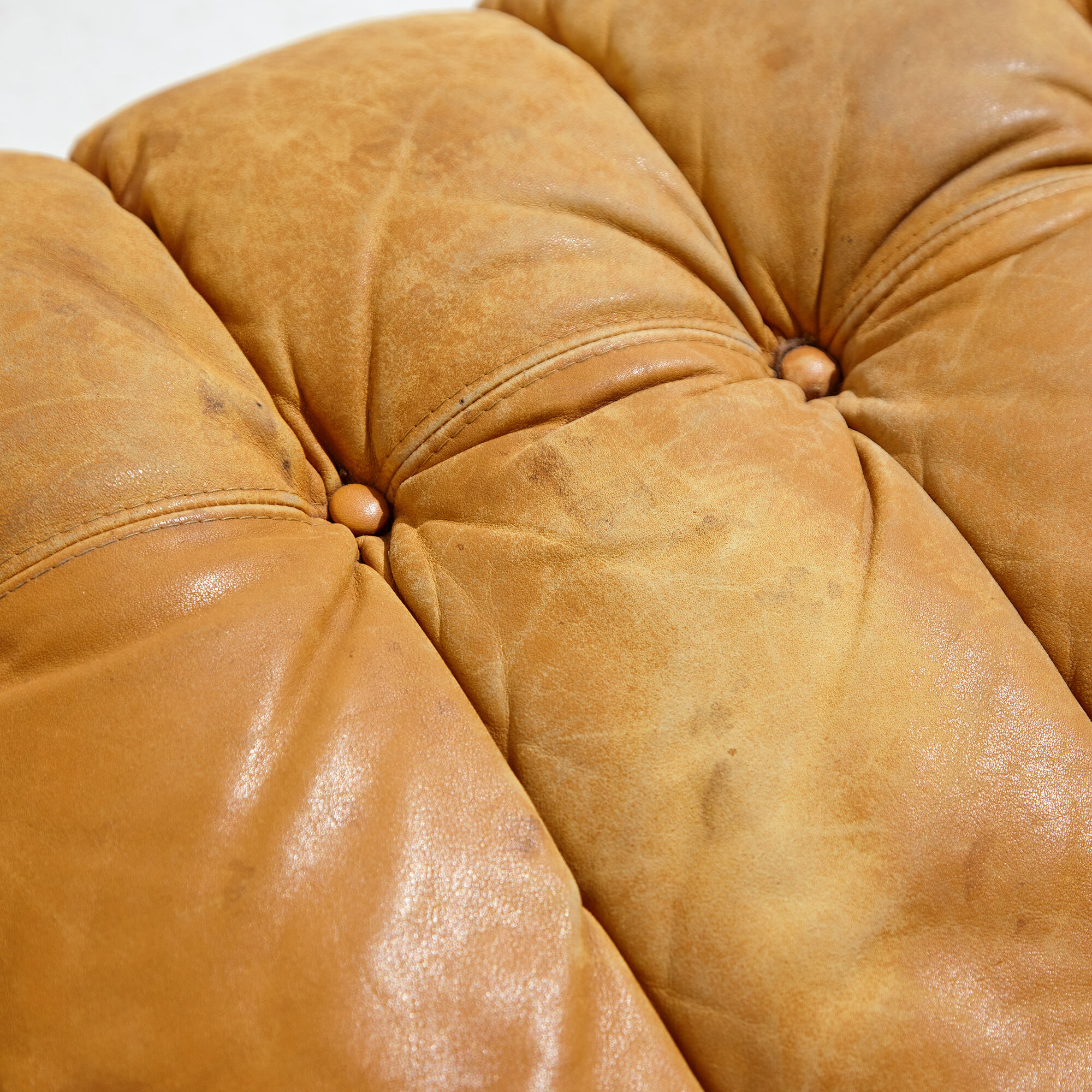 Modular leather sofa set