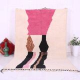 Tapis beni ouraine à moto coloré traditionnel taille 1,5/2,5 m