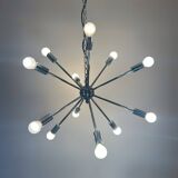 Sputnik chandelier Space Age design 70s