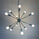 Sputnik chandelier Space Age design 70s