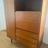 50s/60s display cabinet secretary storage unit