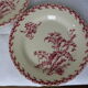 3 flat plates of Gien model Thistles 211215