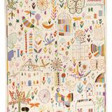 Embroidered Afghan kilim 198 x 145 cm