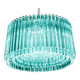 Mid-Century Modern Italian Light Blue Triedro "Concava" Chandelier