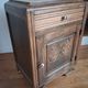 Solid oak bedside table