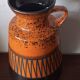 Large vintage Brutalist ceramic floor vase, 1970s