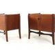 Set of 2 Nightstands 'Putte' - dutch design mid century in teak