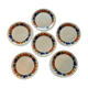 6 Villeroy and Boch Acapulco flat plates 1967 vintage