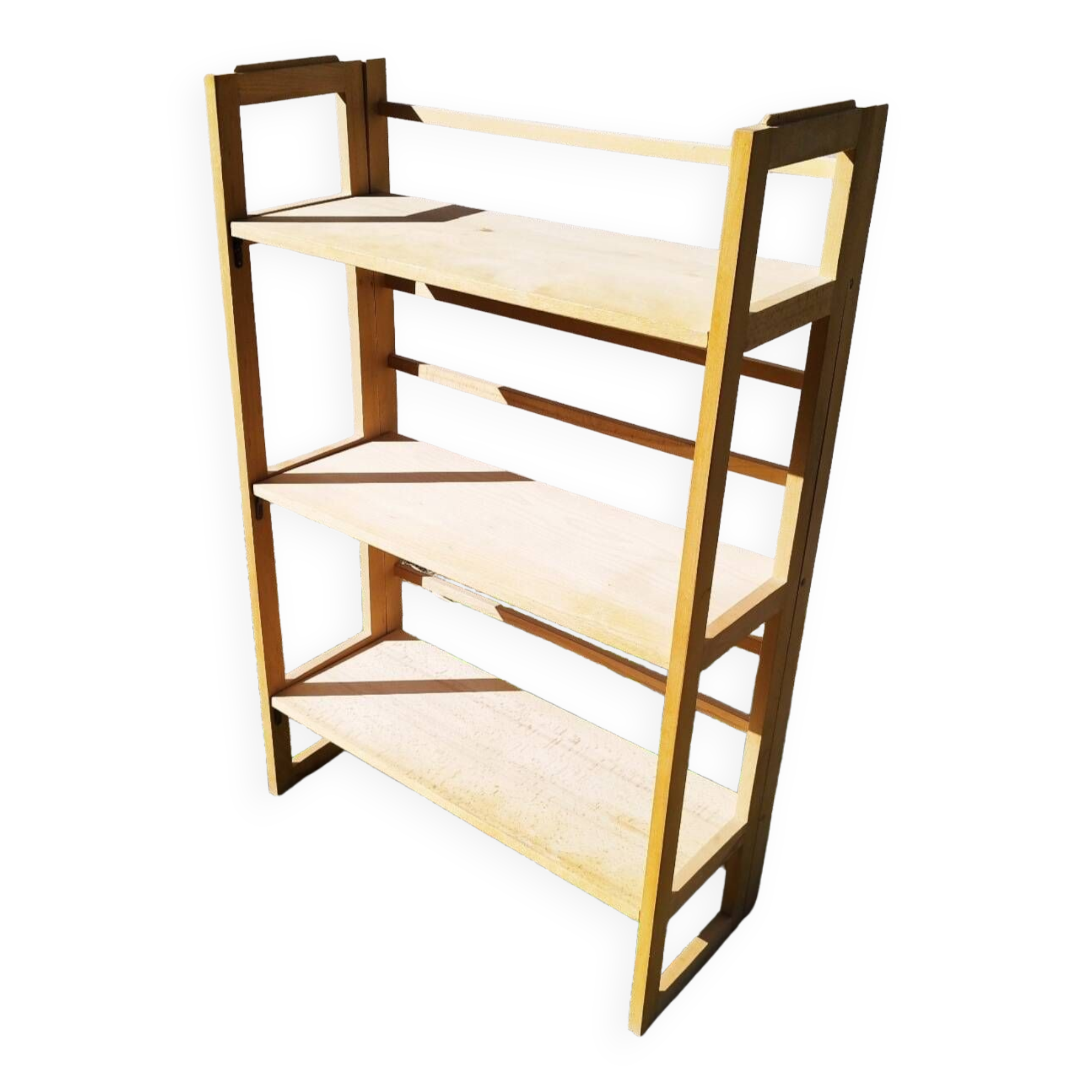 Bookshelf in raw wood N°3