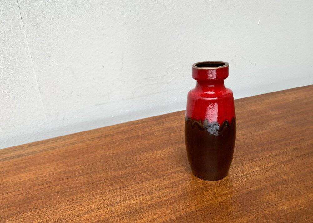 Mid-Century Fat Lava vase in ceramic WGP by Scheurich, West Germany, 1960s.