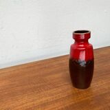 Mid-Century Fat Lava vase in ceramic WGP by Scheurich, West Germany, 1960s.