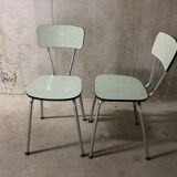 Pair of chairs 50s formica