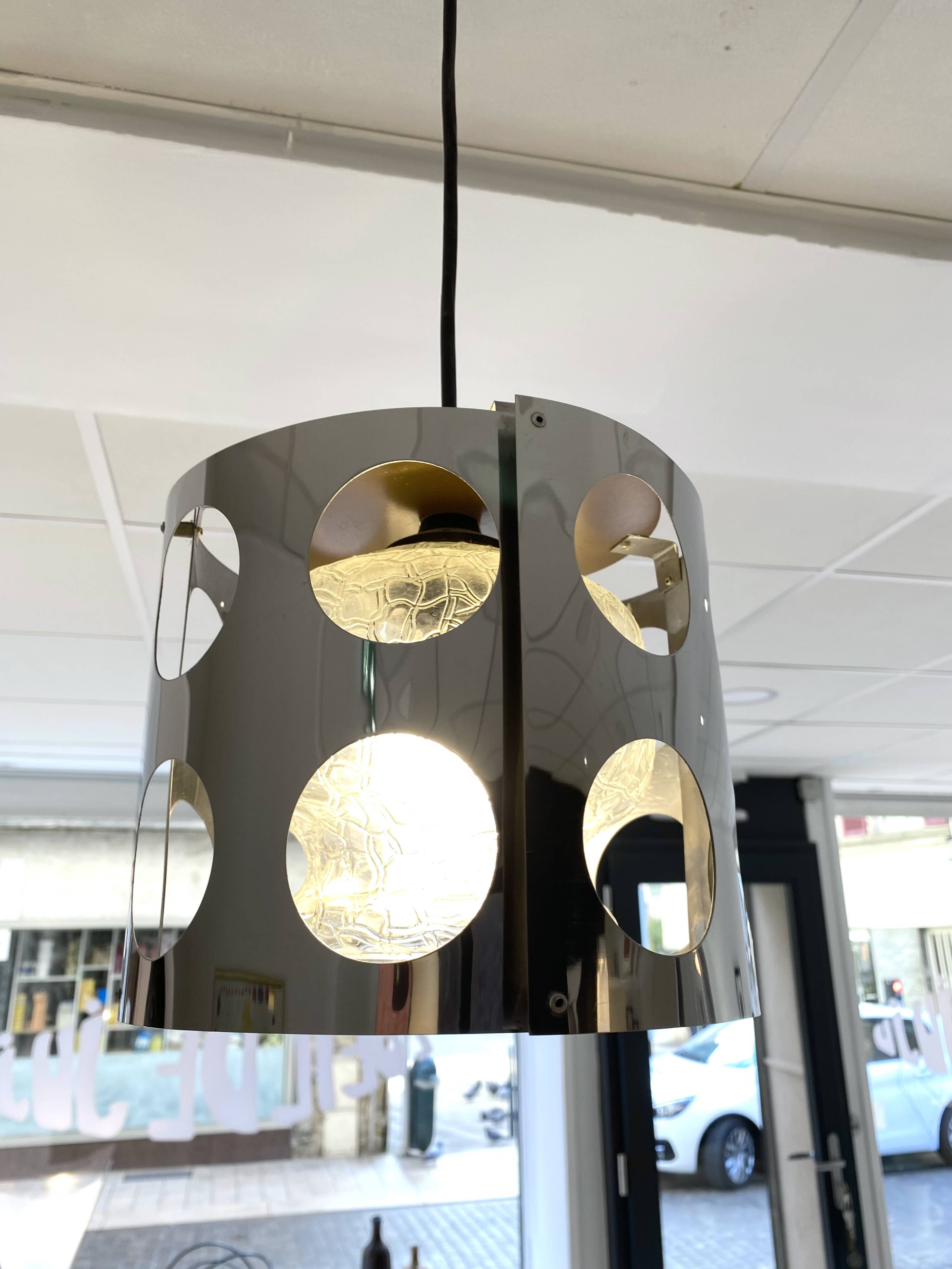 1970 spage age pendant light