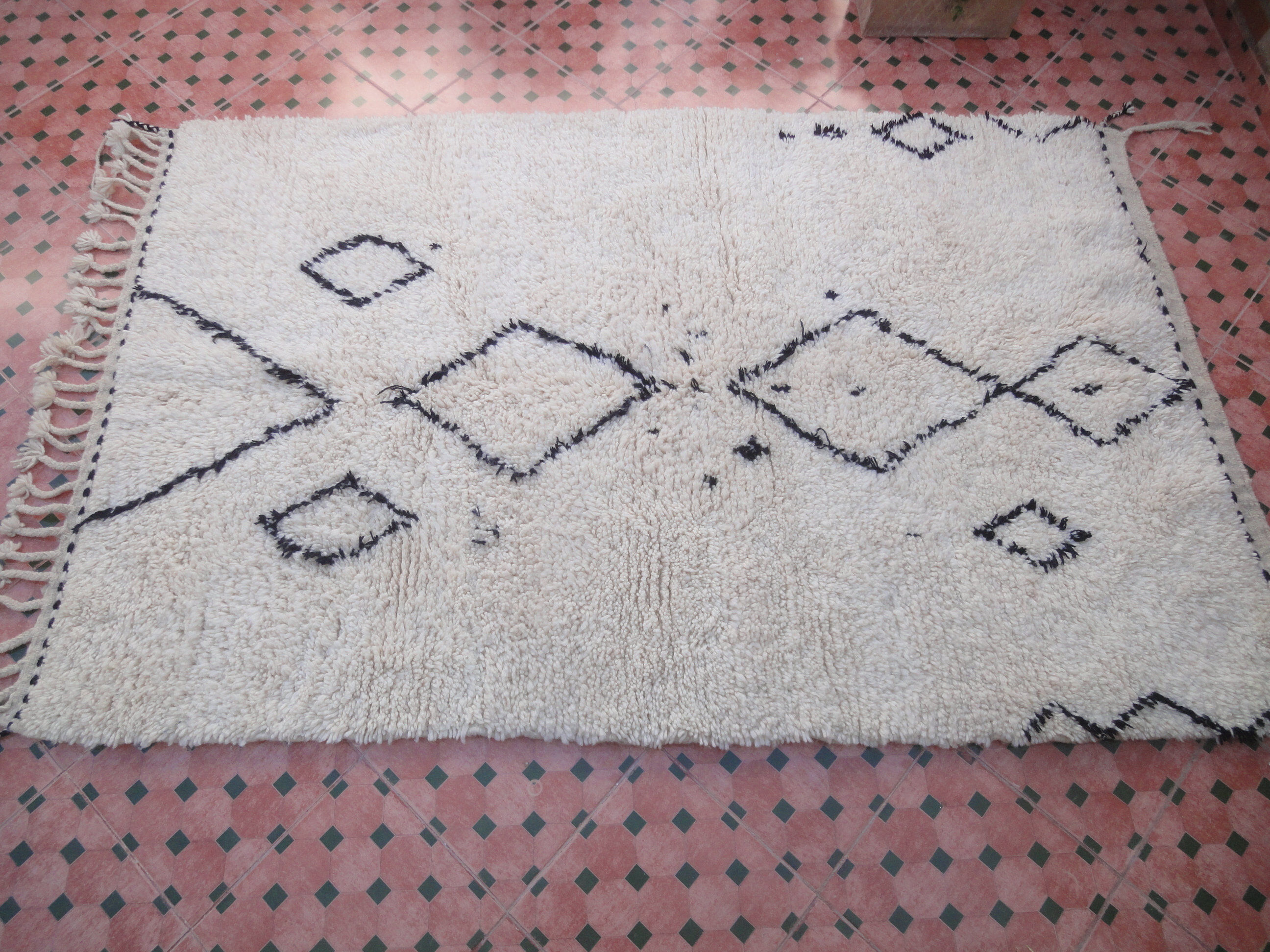 Carpet beni ourain 237 x 148 cm