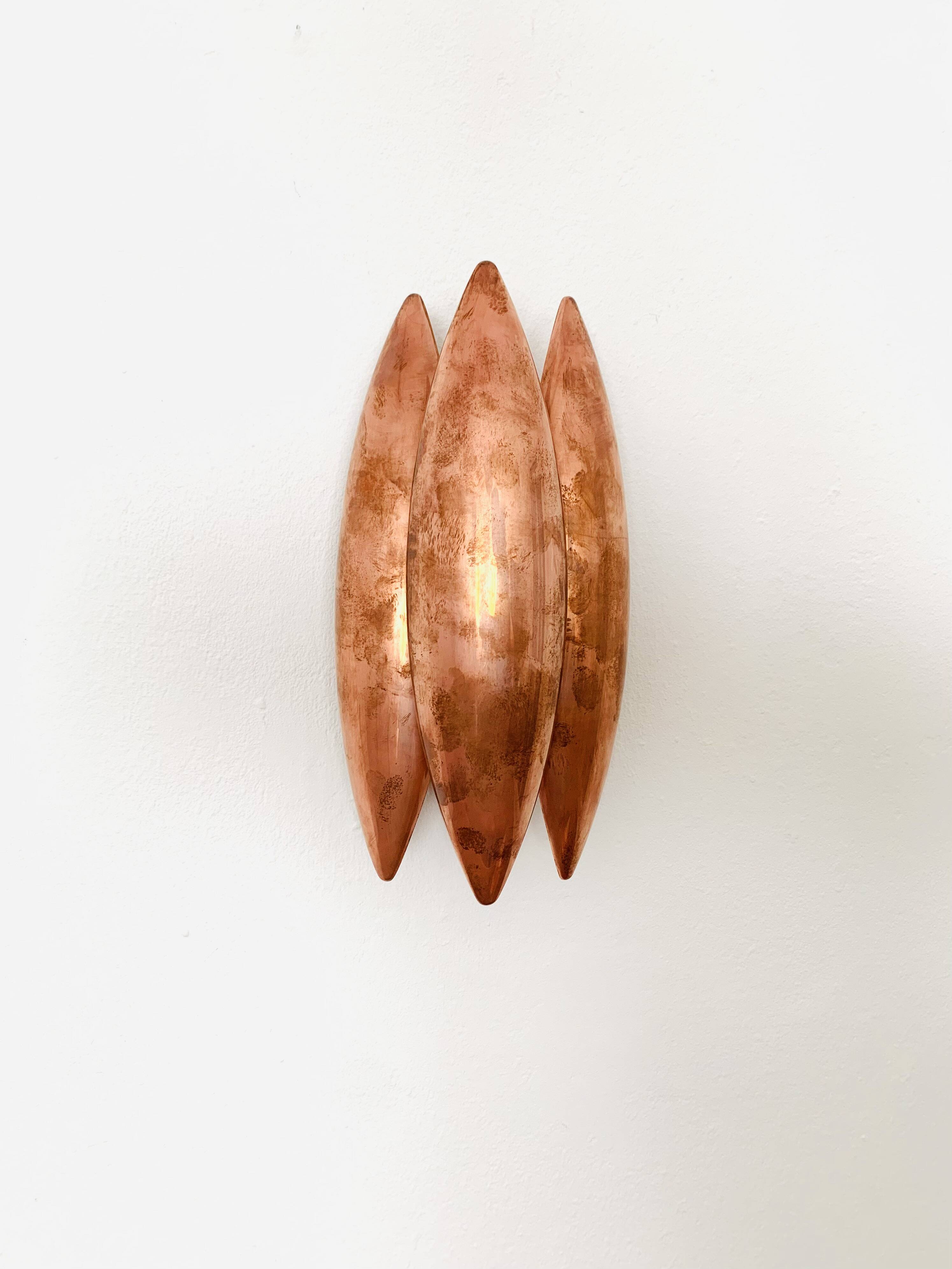 Set of 2 Unique Patinated Danish Kastor Sconces by Jo Hammerborg for Fog an