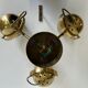 Brass ceiling light with 3 adjustable spotlights by Florian Schulz, Germany, 1970s