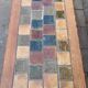 Coffee table oak and tiles