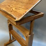 Early C20th pine lectern table