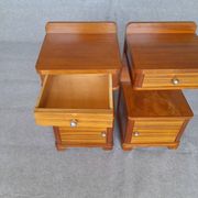 Art Deco bedside tables in pairs