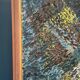 Grande huile sur toile suédoise originale – « Composition » par Valter Gibson