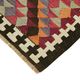 Turkish Handwoven Vintage Herki Kilim 88 cm x 407 cm