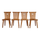 Serie de chaises scandinaves de goran malmvall 1970