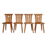 Series of Scandinavian Chairs by Goran Malmvall 1970