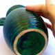 Vase en céramique verte de Blanche Letalle, Saint-Clément Lunéville