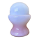Space Age pink opaline glass table lamp