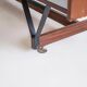 Small wooden desk with metal structure, Italy, 1960s.