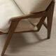 Fauteuil scandinave vintage en teck