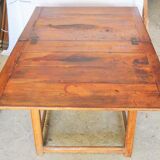 Table de ferme savoyarde rabattable