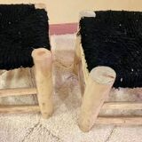 Duo tabouret boucherouite noir