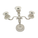 Bougeoir 3 bougies blanc laque