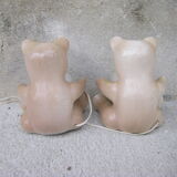 Paire de lampes vintage