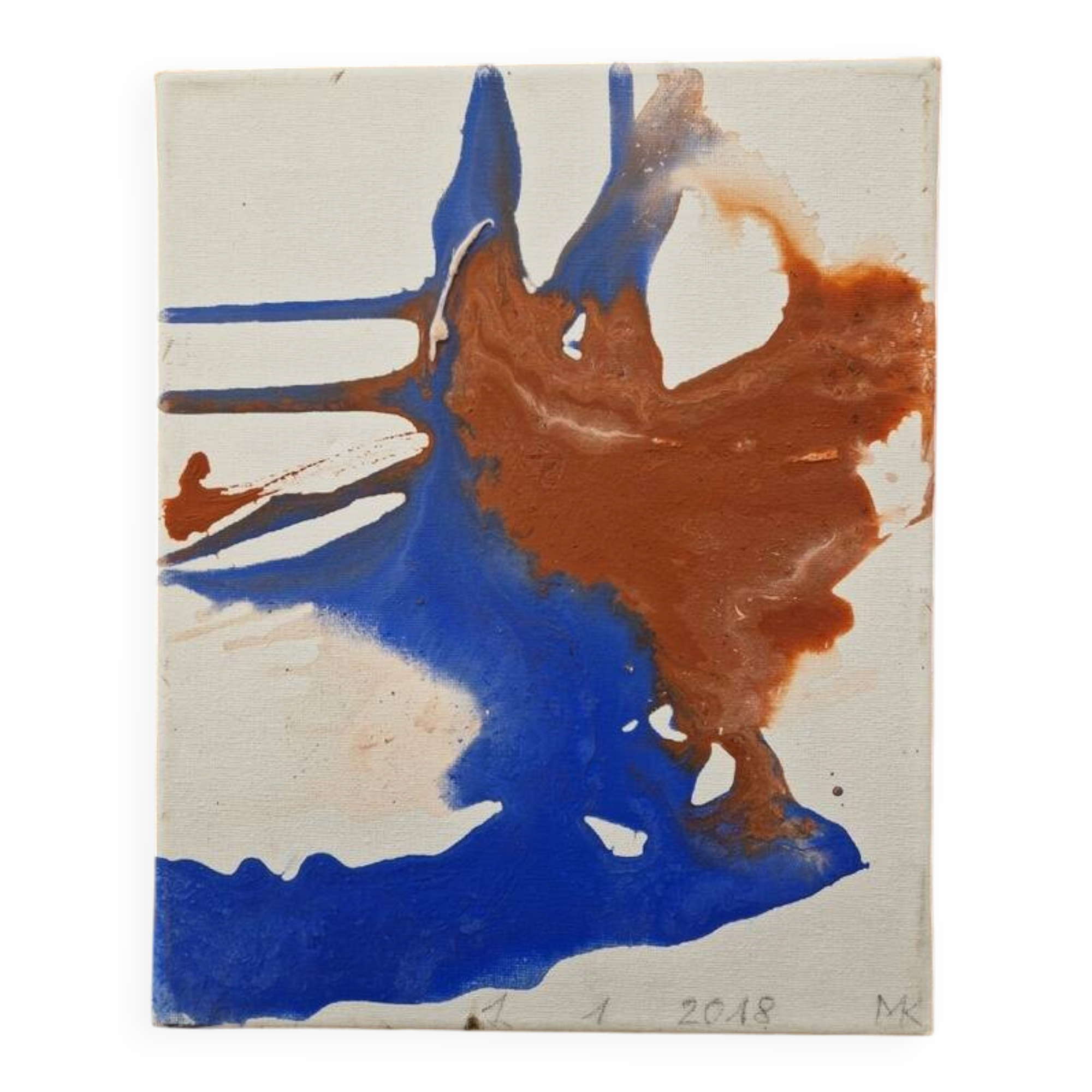 Michael Kreuter (1940-2022) Oil on canvas - abstraction