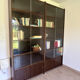 Large vintage library/display cabinet